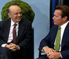 O governador de São Paulo, José Serra e Arnold Schwarzenegger, governador da Califórnia O governador de São Paulo, José Serra e Arnold Schwarzenegger, governador da Califórnia
